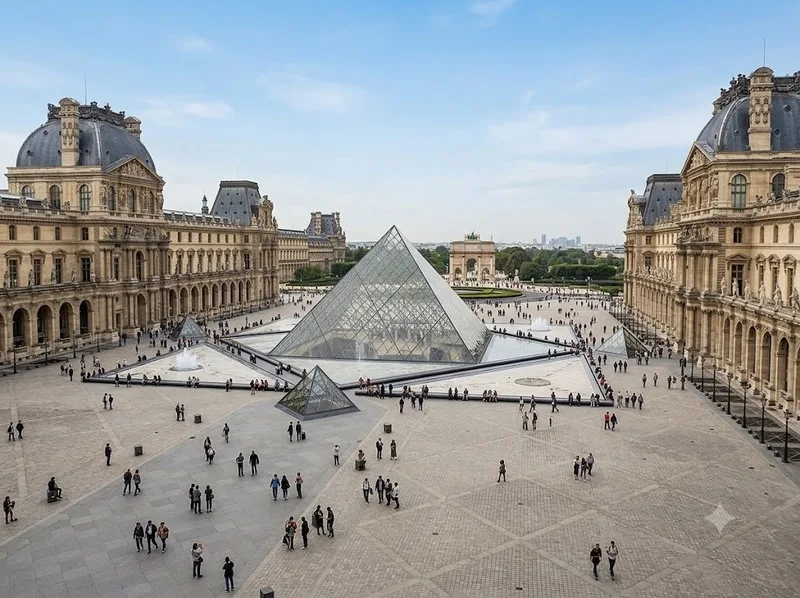 Louvre từ pháo đài cổ trở thành bảo tàng nghệ thuật hàng đầu thế giới