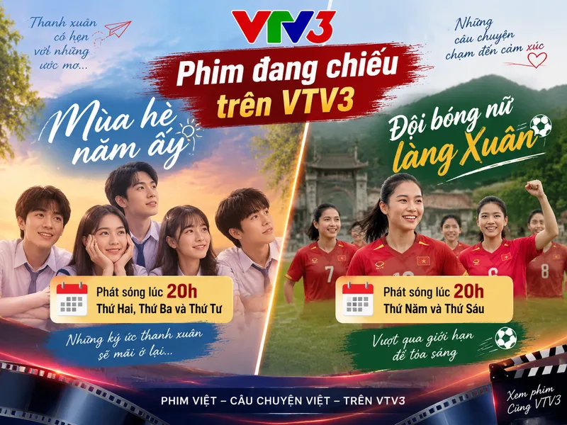 Phim đang chiếu trên VTV3 mang đến nhiều lựa chọn với các câu chuyện tình cảm, gia đình và đời sống.